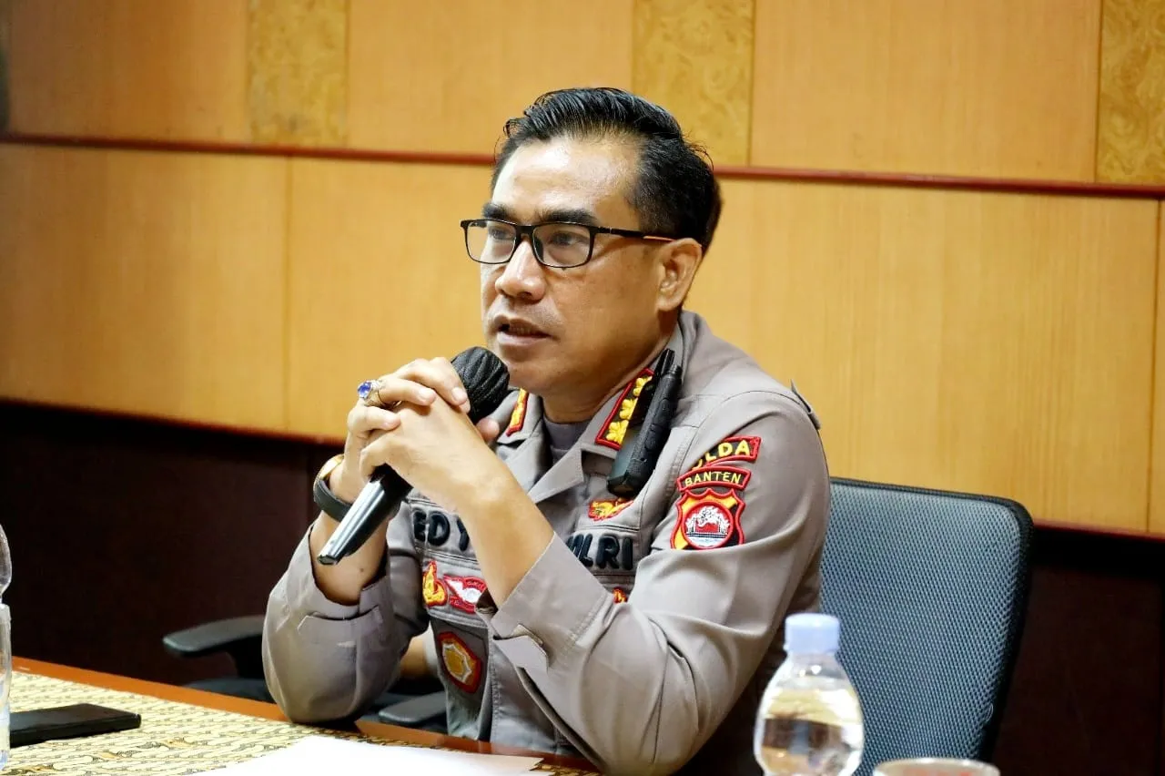 Dirpamobvit Polda Banten Pimpin Rapat Pembahasan Pedoman Kerja Teknis Dengan PT. Pelindo (Persero) Regional 2 Banten