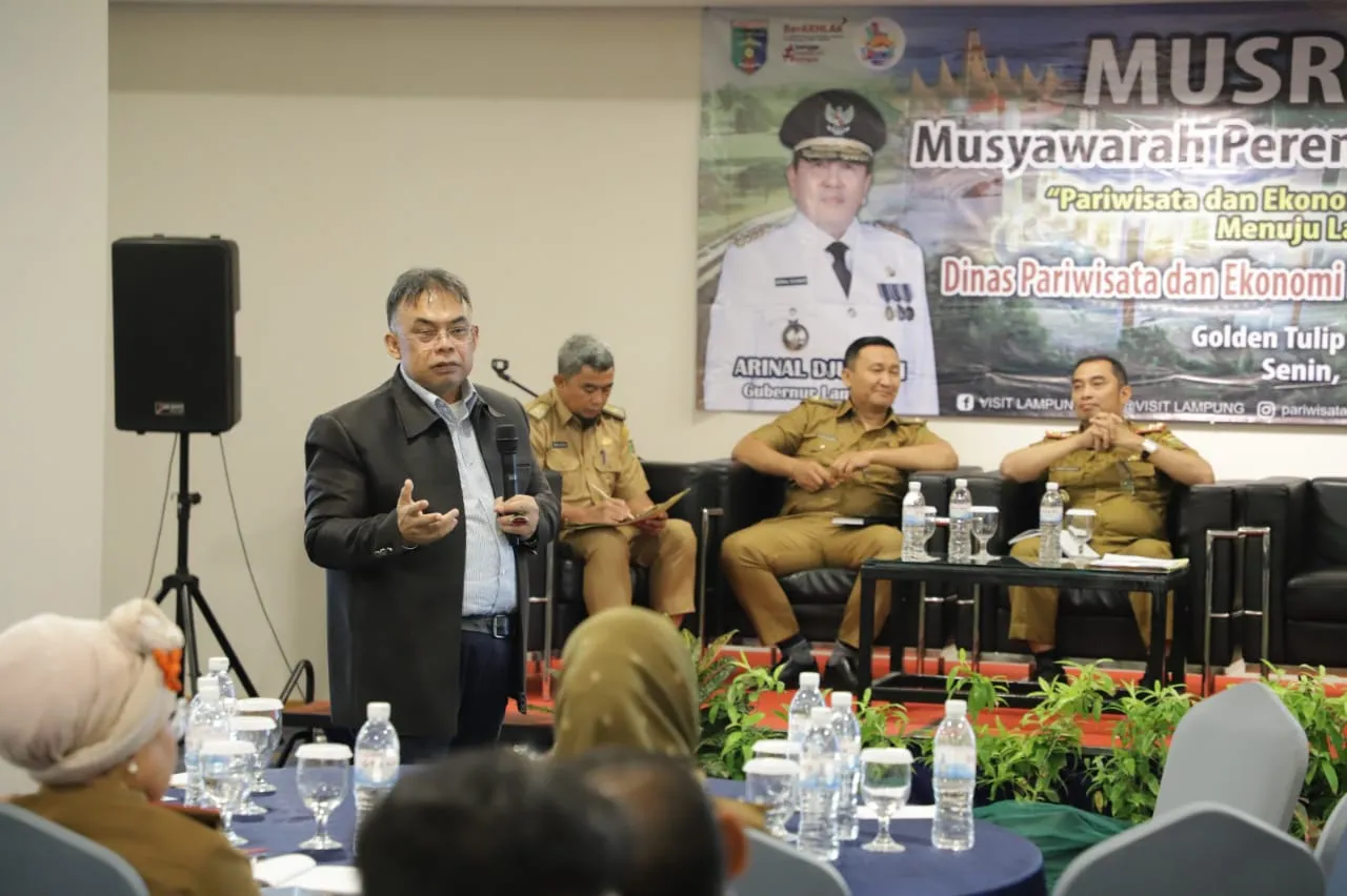 Wakil Rektor 4 Unila Bahas Peran Perguruan Tinggi pada Musrenbang Prenkraf Se-Provinsi Lampung