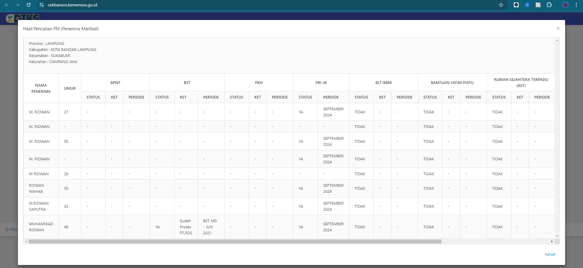 Begini Cara Cek apakah anda penerima manfaat bansos di kemensos