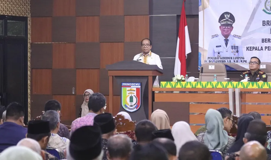 Kunjungi Pringsewu, Penjabat Gubernur Lampung Tekankan Netralitas ASN dalam Pilkada Serentak